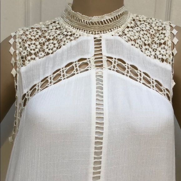 BOHO WHITE LACE & POM POM DRESS - Picture 5 of 9